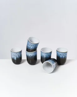 Motel a Miio Tassen & Becher^Alcachofra 6Er Set Becher Gros Schwarz