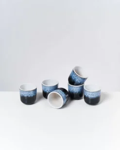 Motel a Miio Tassen & Becher Sets^Alcachofra 6Er Set Becher Klein Schwarz