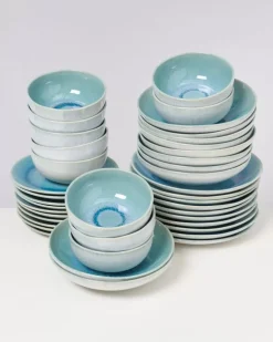 Motel a Miio 40 Teilige Sets^Alcachofra Grunblau - 40 Teiliges Set