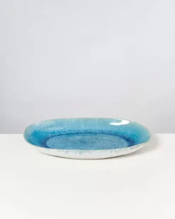 Motel a Miio Servierplatten^Alcachofra Servierplatte L Grunblau