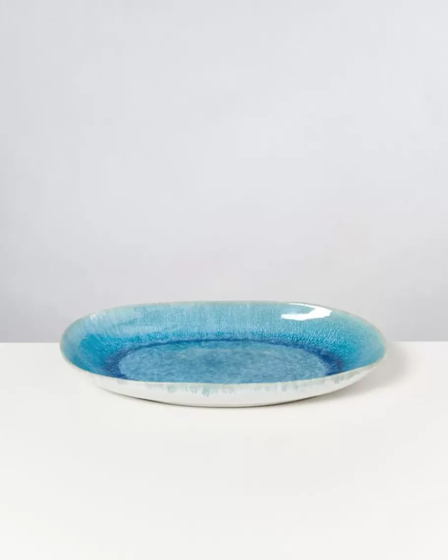 Motel a Miio Servierplatten^Alcachofra Servierplatte L Grunblau