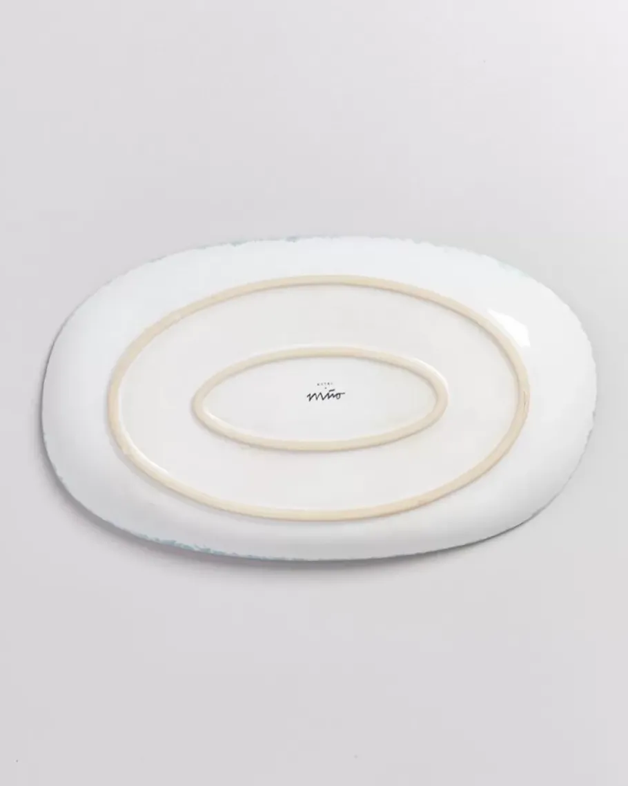 Motel a Miio Servierplatten^Alcachofra Servierplatte L Grunblau
