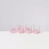 Motel a Miio Gläser^Alegria 4Er Set Glas Klein Big Drops Rosa