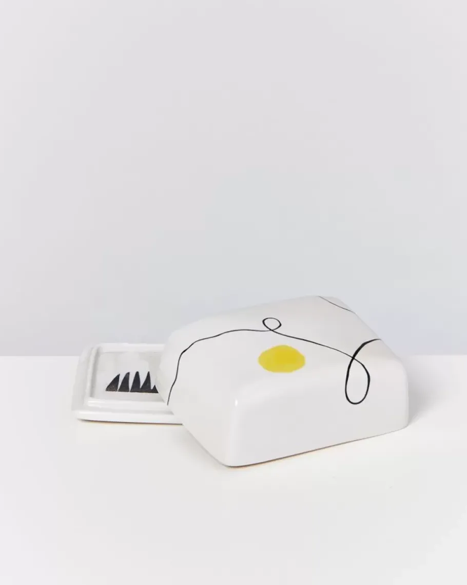 Motel a Miio Butterdosen^Alojamento Butterdose Weis Mit Bemalung