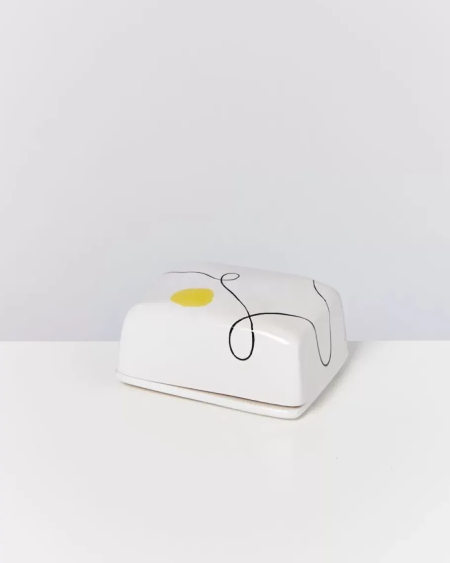 Motel a Miio Butterdosen^Alojamento Butterdose Weis Mit Bemalung
