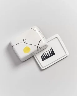 Motel a Miio Butterdosen^Alojamento Butterdose Weis Mit Bemalung