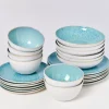 Motel a Miio Geschirr Sets^Areia Aqua - 24 Teiliges Set