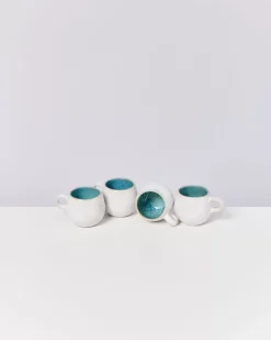 Motel a Miio Tassen & Becher^Areia 4Er Set Espressotasse Aqua