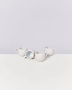 Motel a Miio Tassen & Becher^Areia 4Er Set Espressotasse Weis
