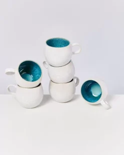 Motel a Miio Tassen & Becher Sets^Areia 6Er Set Tasse Gros Aqua