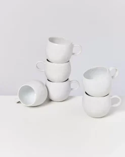 Motel a Miio Tassen & Becher^Areia 6Er Set Tasse Klein Weis