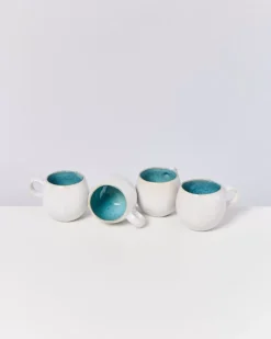 Motel a Miio Tassen & Becher Sets^Areia 4Er Set Tasse Klein Aqua