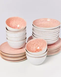 Motel a Miio Geschirr Sets^Areia Pink - 32 Teiliges Set