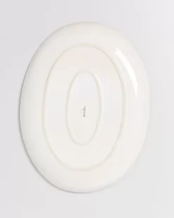 Motel a Miio Servierplatten^Areia Servierplatte Oval L Grau
