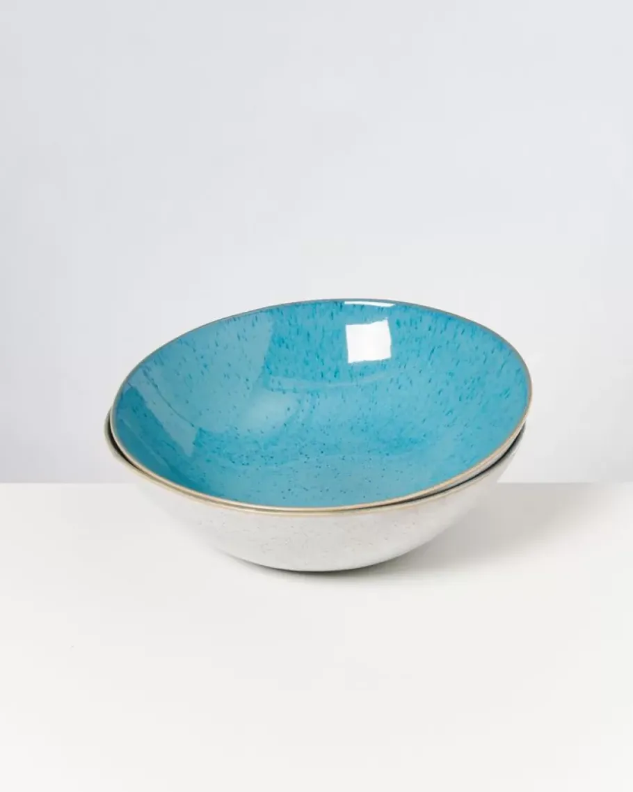 Motel a Miio Servierschalen^Areia Servierschale Gros Flach Aqua