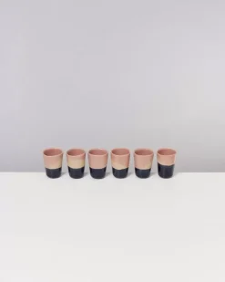 Motel a Miio 6 Teilige Sets^Bica 6Er Set Espressobecher Pink Navy Cream