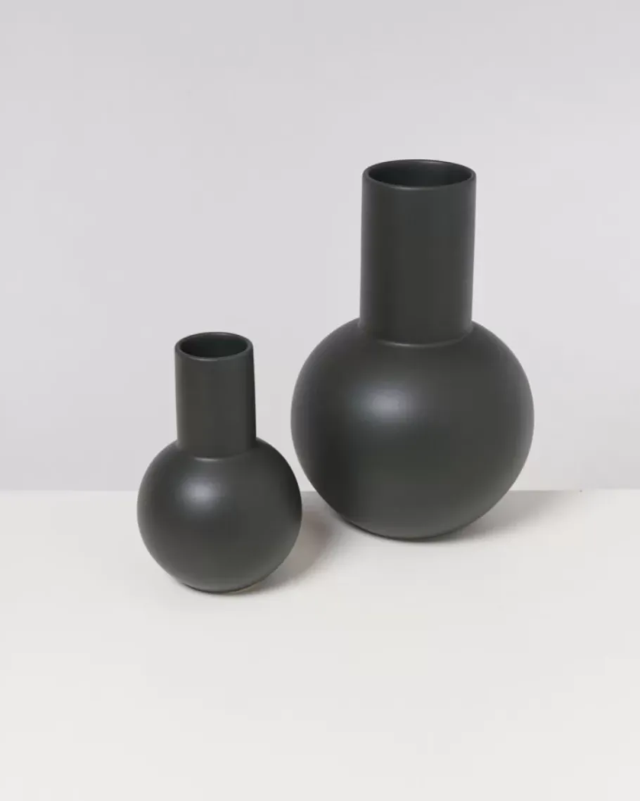 Motel a Miio Vasen^Bola Vase L Dunkelgrun