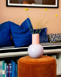 Motel a Miio Bola L^Bola Vase L Lila Rosa
