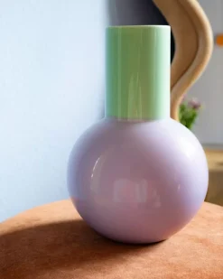 Motel a Miio Bola L^Bola Vase L Pastell Mint Lila