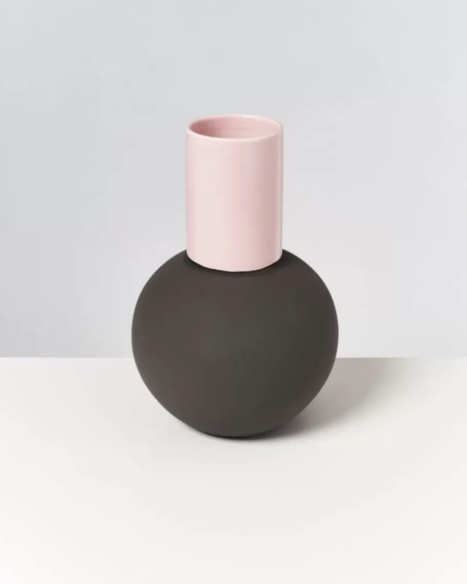 Motel a Miio Bola L^Bola Vase L Rose Grau