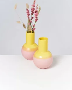 Motel a Miio Vasen^Bola Vase M Gelb Rose