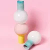 Motel a Miio Bola M^Bola Vase M Grun Rosa Gesprenkelt
