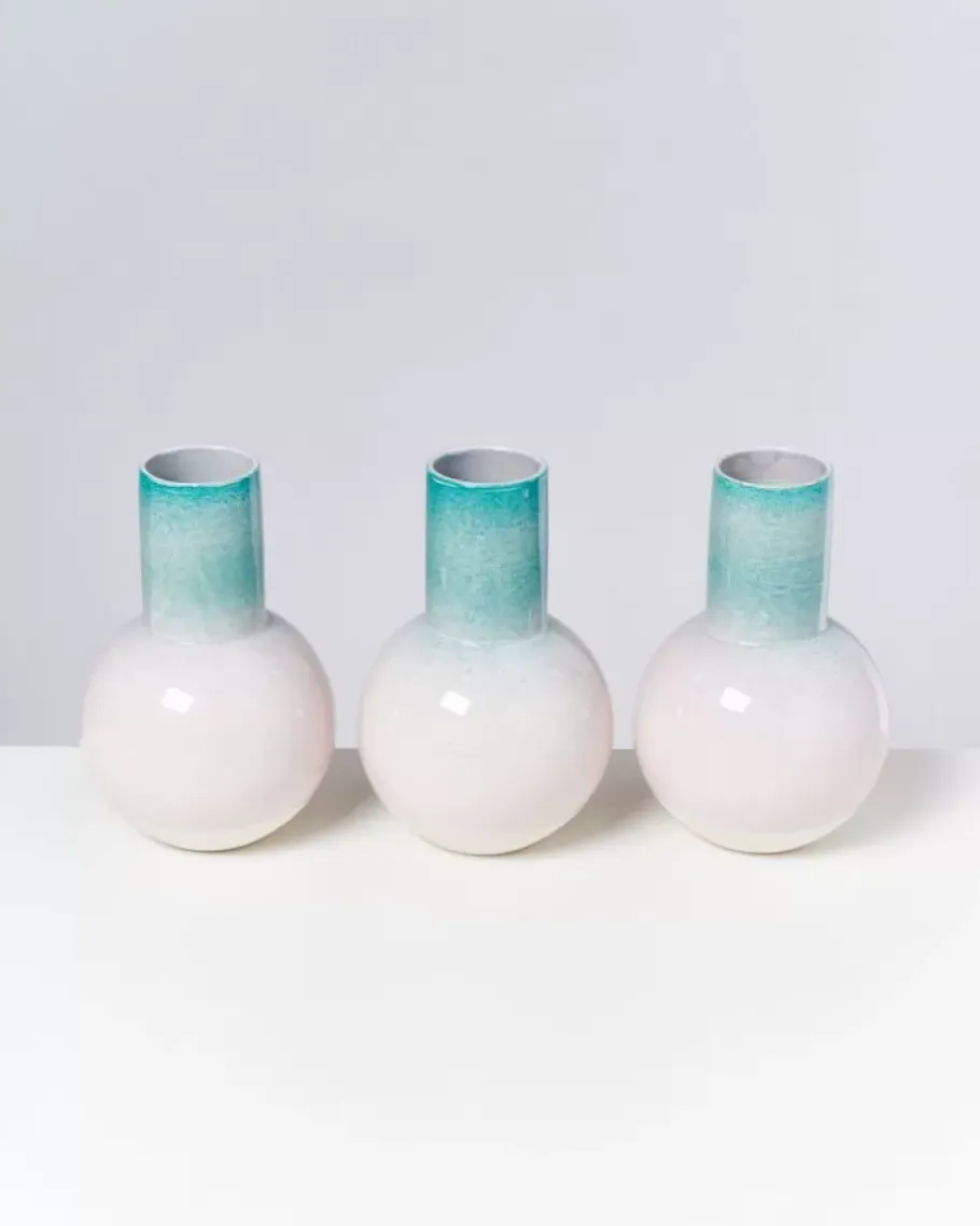 Motel a Miio Bola M^Bola Vase M Grun Rosa Gesprenkelt