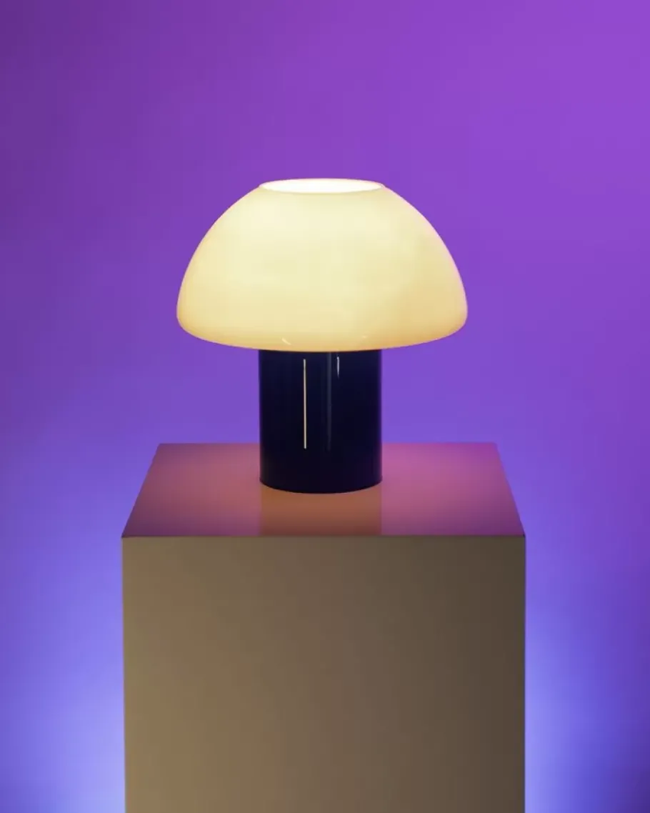 Motel a Miio Lampen^Cogumelo Glaslampe Rosa Blau