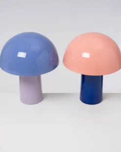 Motel a Miio Lampen^Cogumelo Keramiklampe Cornflower Lila
