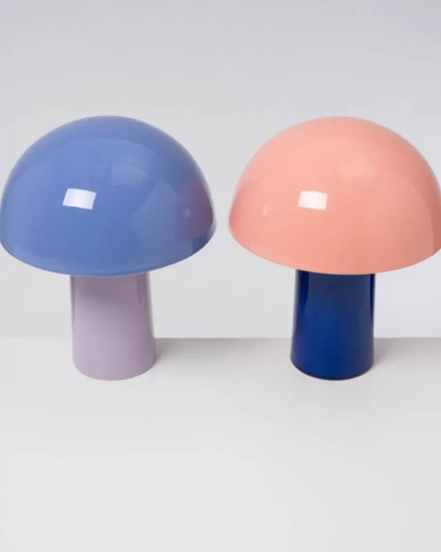 Motel a Miio Lampen^Cogumelo Keramiklampe Cornflower Lila