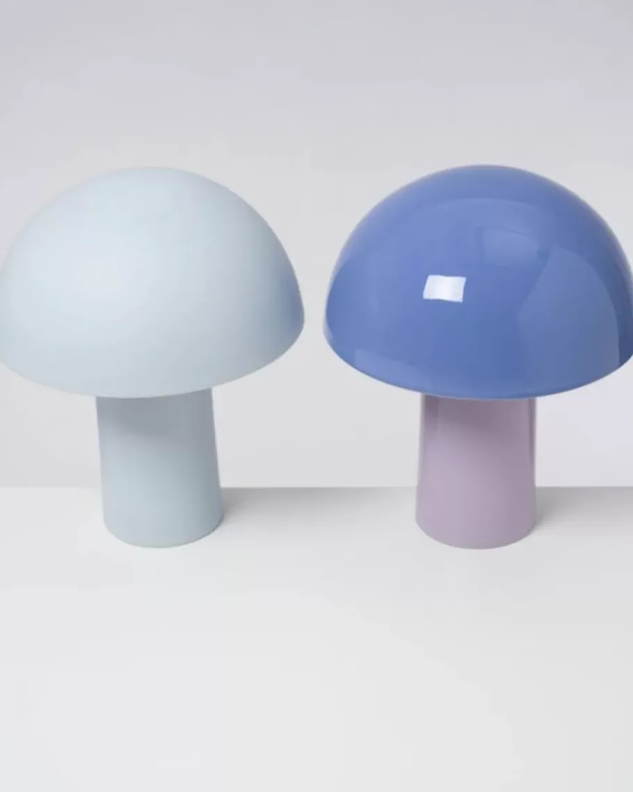 Motel a Miio Lampen^Cogumelo Keramiklampe Cornflower Lila