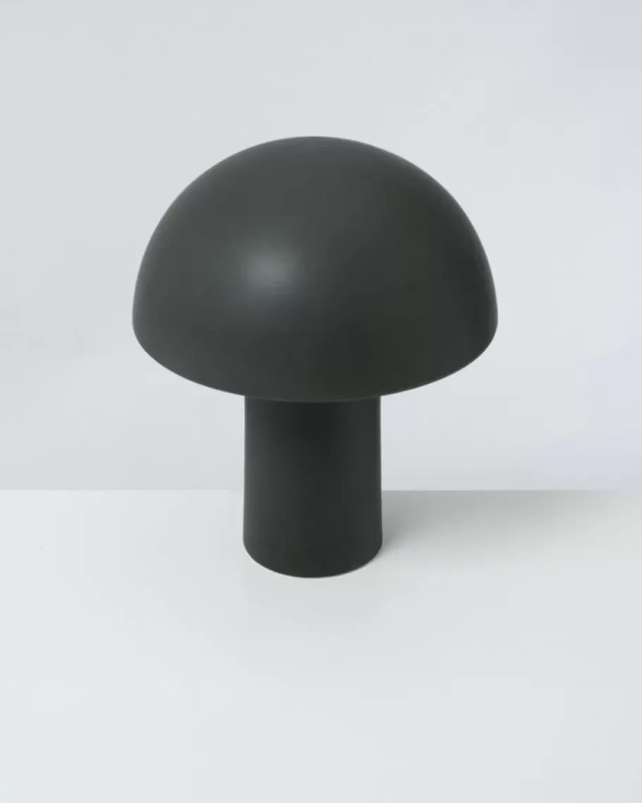 Motel a Miio Lampen^Cogumelo Keramiklampe Dunkelgrun