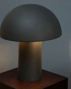 Motel a Miio Lampen^Cogumelo Keramiklampe Dunkelgrun