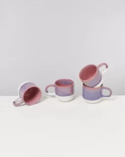 Motel a Miio Tassen & Becher Sets^Coimbra 4Er Set Tasse Gros Lila Rosa