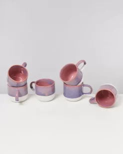 Motel a Miio Tassen & Becher Sets^Coimbra 6Er Set Tasse Gros Lila Rosa