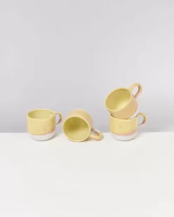 Motel a Miio 4 Teilige Sets^Coimbra 4Er Set Tasse Gros Gelb