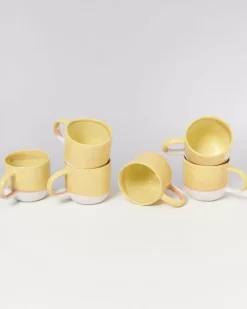 Motel a Miio Tassen & Becher^Coimbra 6Er Set Teetasse Gelb