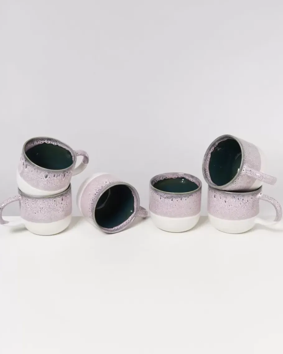 Motel a Miio Tassen & Becher Sets^Coimbra 6Er Set Teetasse Rosa Grun