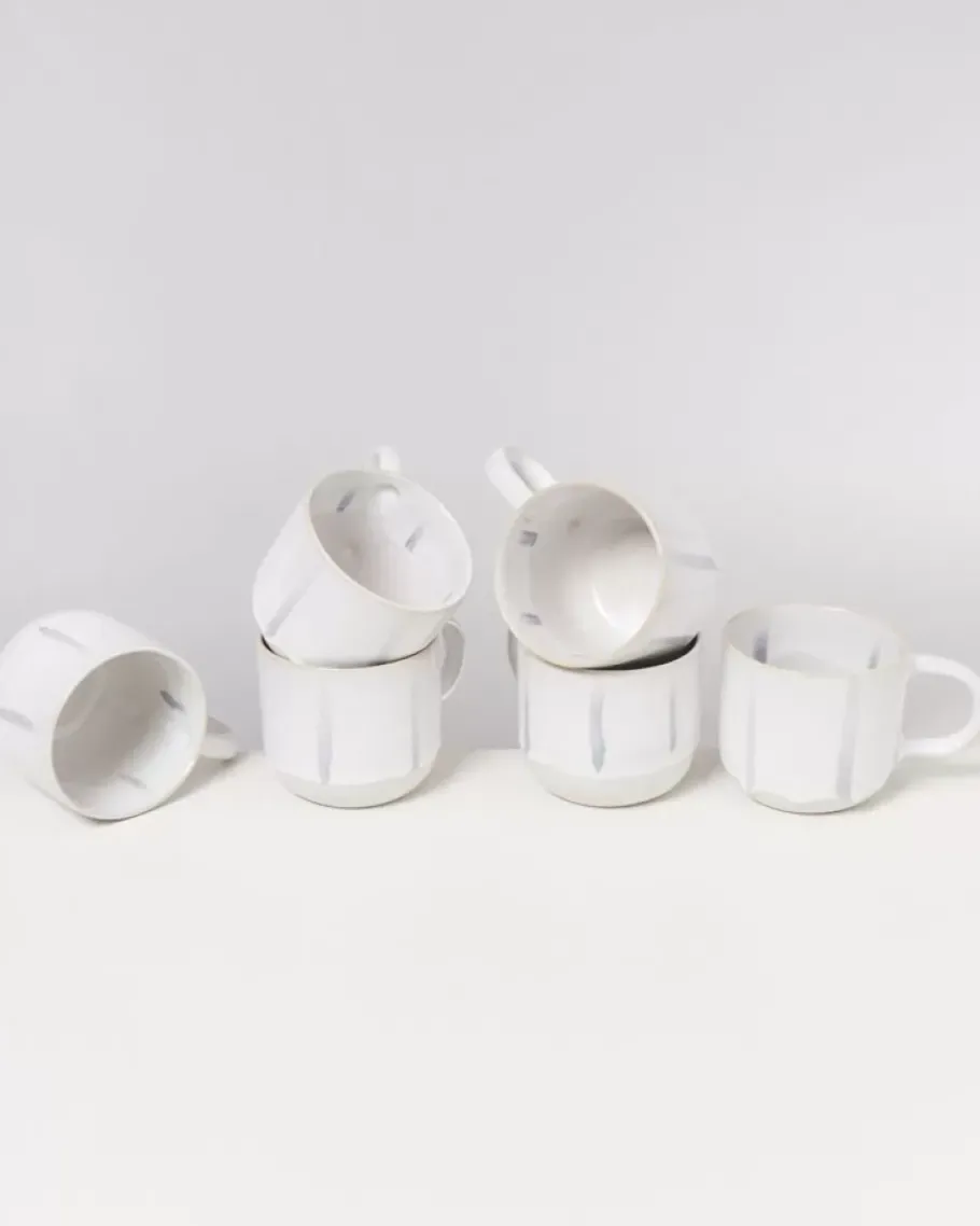 Motel a Miio Tassen & Becher Sets^Coimbra 6Er Set Teetasse Weis Blau