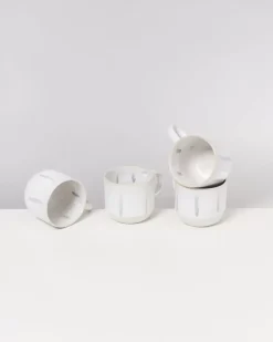 Motel a Miio Tassen & Becher Sets^Coimbra 4Er Set Teetasse Weis Blau