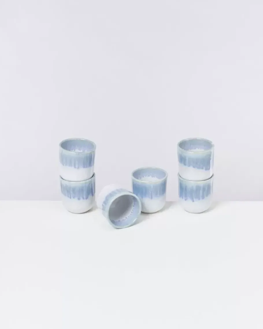 Motel a Miio Tassen & Becher^Copa Alto Becher Klein Blau Weis