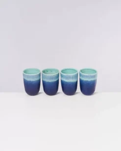 Motel a Miio 4 Teilige Sets^Copa Alto 4Er Set Becher Gros Turkis