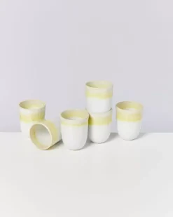 Motel a Miio 6 Teilige Sets^Copa Alto 6Er Set Becher Gros Gelb