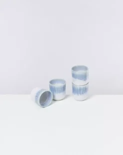 Motel a Miio Tassen & Becher Sets^Copa Alto 4Er Set Becher Klein Blau Weis