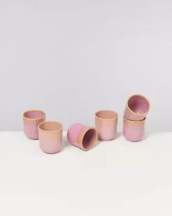 Motel a Miio Tassen & Becher^Copa Alto 6Er Set Becher Klein Gelb Rose