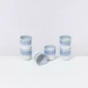 Motel a Miio Tassen & Becher^Copa Alto 6Er Set Becher Klein Blau Weis