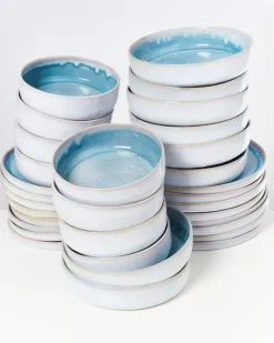 Motel a Miio Geschirr Sets^Cordoama Aqua - 32 Teiliges Set
