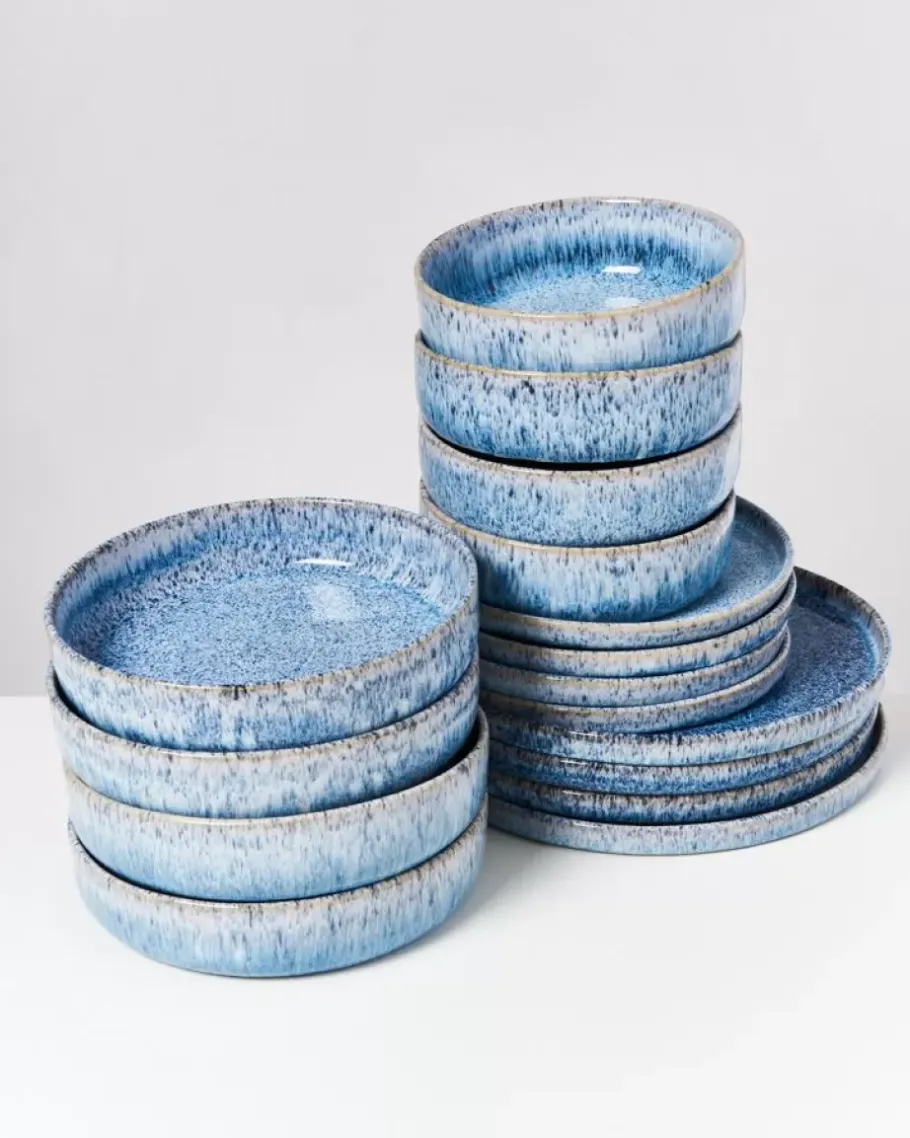 Motel a Miio 16 Teilige Sets^Cordoama Blau Gesprenkelt - 16 Teiliges Set