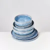 Motel a Miio 8 Teilige Sets^Cordoama Blau Gesprenkelt - 8 Teiliges Set