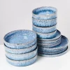 Motel a Miio Geschirr Sets^Cordoama Blau Gesprenkelt - 16 Teiliges Set